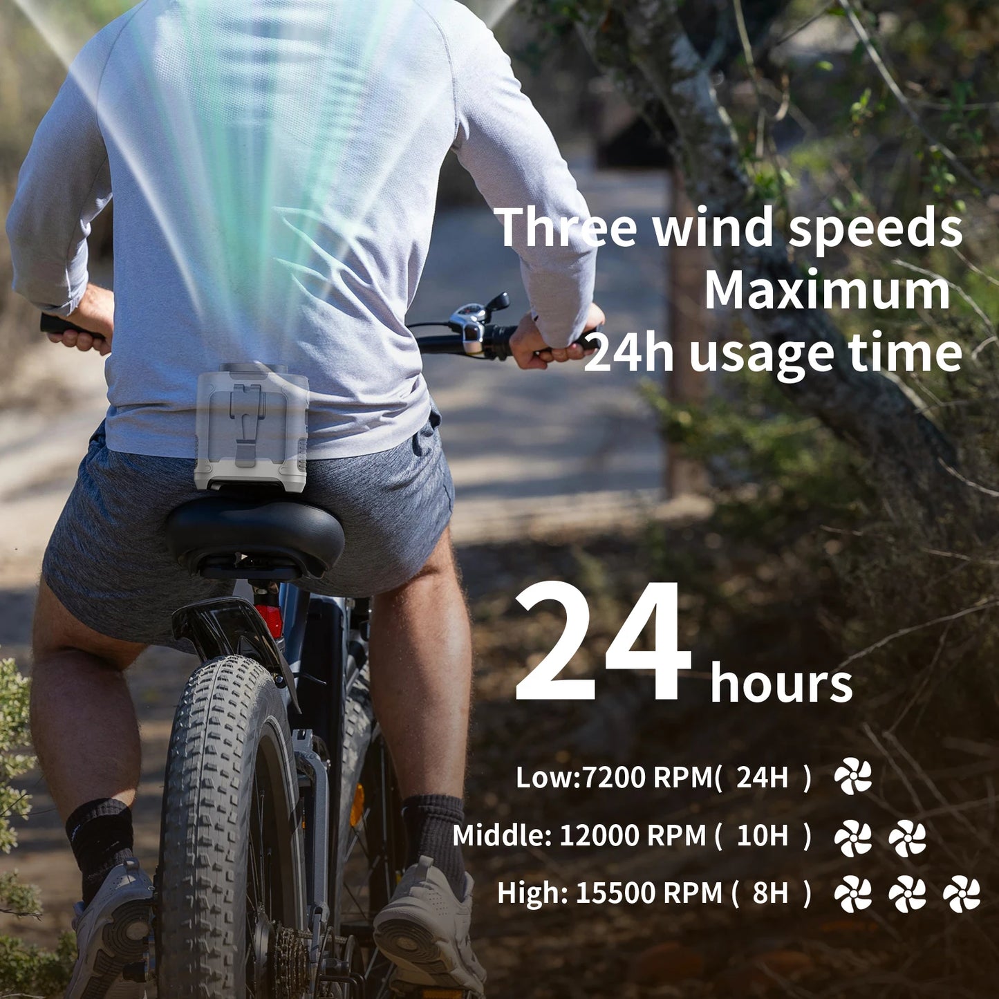 StayCool Waist Fan - 10000mAh Waist Clip Fan