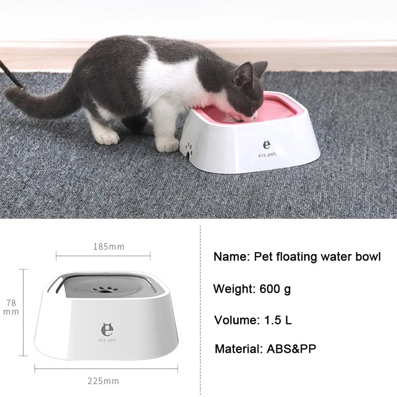 No-Spill Pet Water Bowl Dispenser