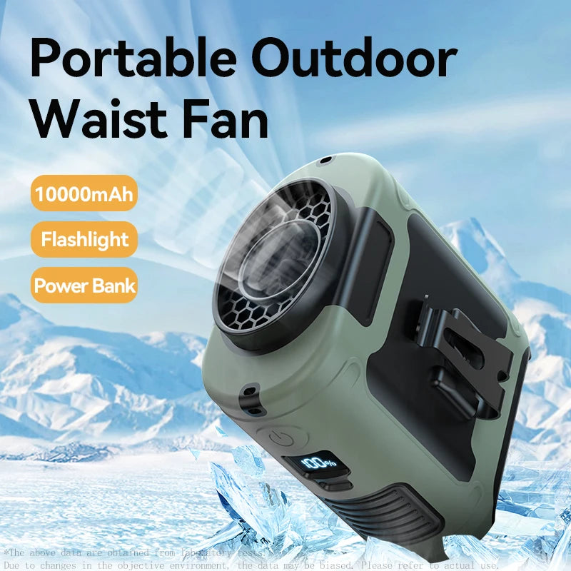StayCool Waist Fan - 10000mAh Waist Clip Fan