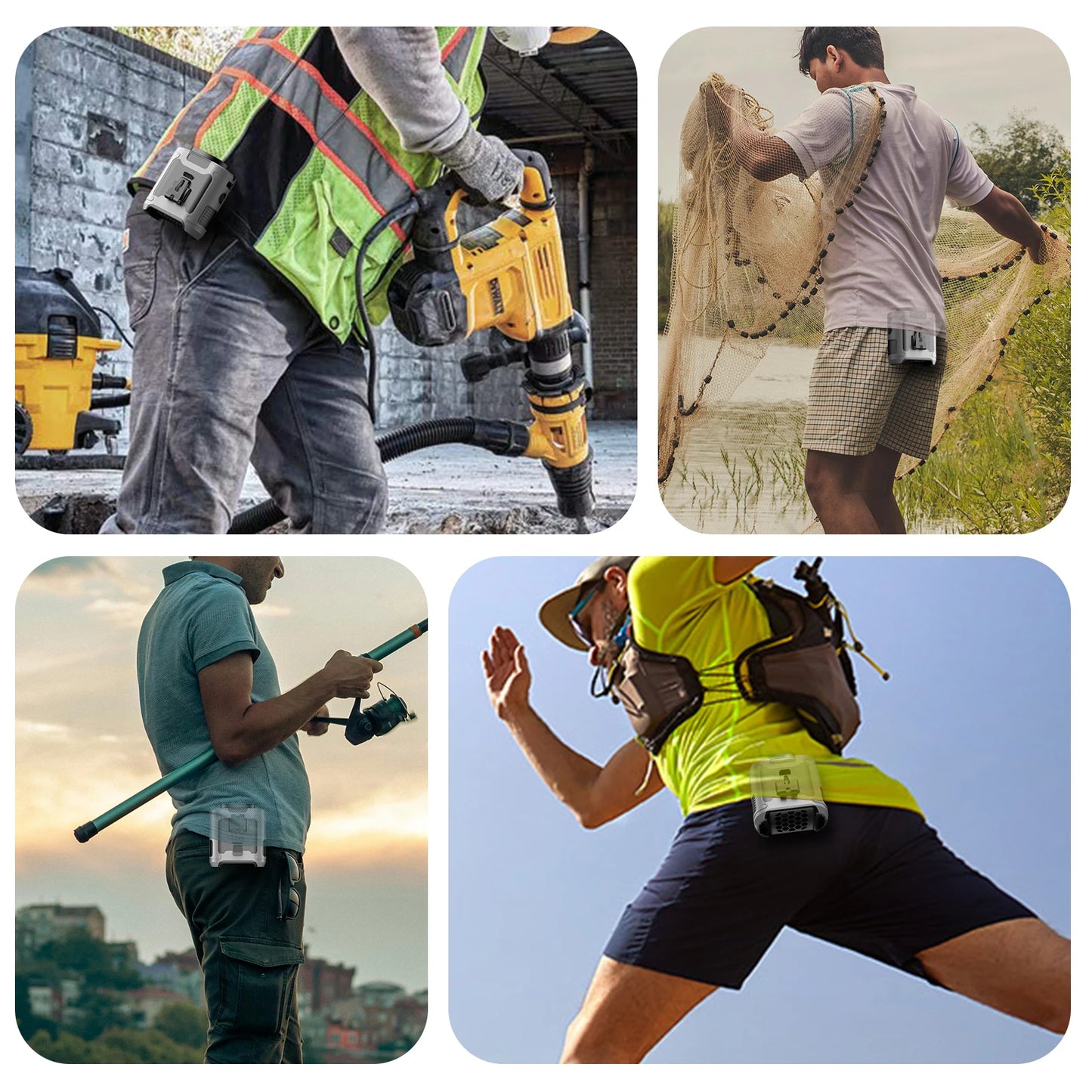 StayCool Waist Fan - 10000mAh Waist Clip Fan