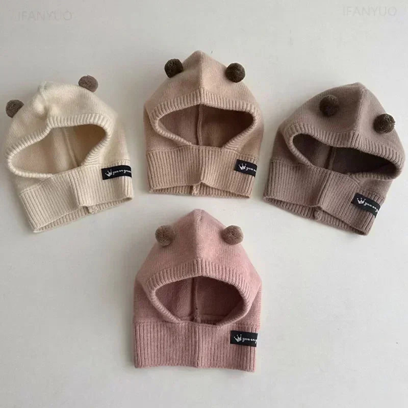 Korean Style Bear Ear Baby Hat