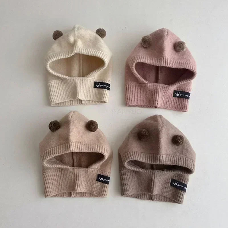 Korean Style Bear Ear Baby Hat