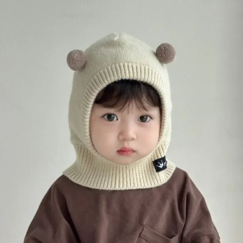 Korean Style Bear Ear Baby Hat