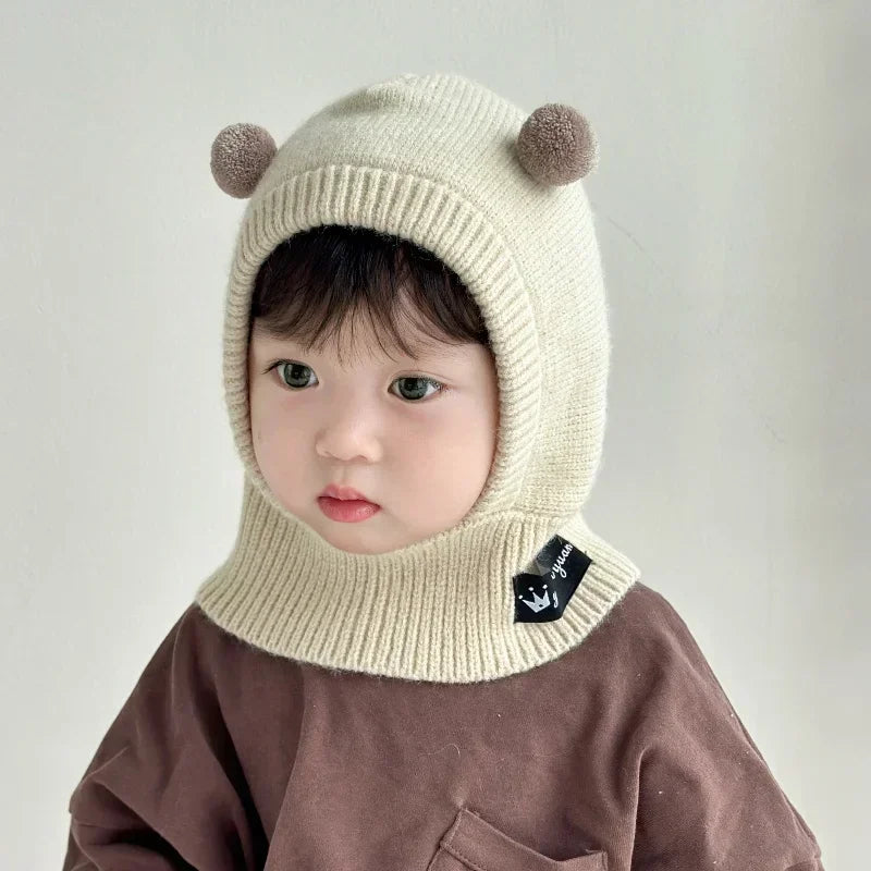 Korean Style Bear Ear Baby Hat